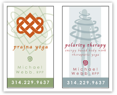 Prajna Yoga and Polarity Therapy Logos